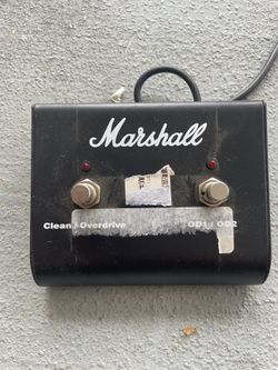 Marshall Clean Overdrive OD1/OD2 Black