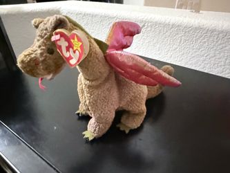 Ty Beanie Baby Dragon Plush with Tag