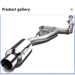 New in box DNA MOTORING CBE-ME00L4-NRT Dual Muffler Catback Exhaust System [Compatible with 00-05 Mitsubishi Eclipse 4-Cylinder Non-Turbo]