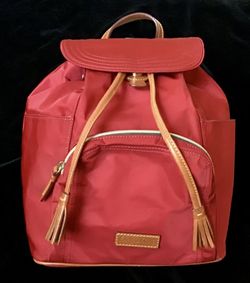 Dooney & Bourke Miramar Nylon and Leather Trimmed Murphy Backpack