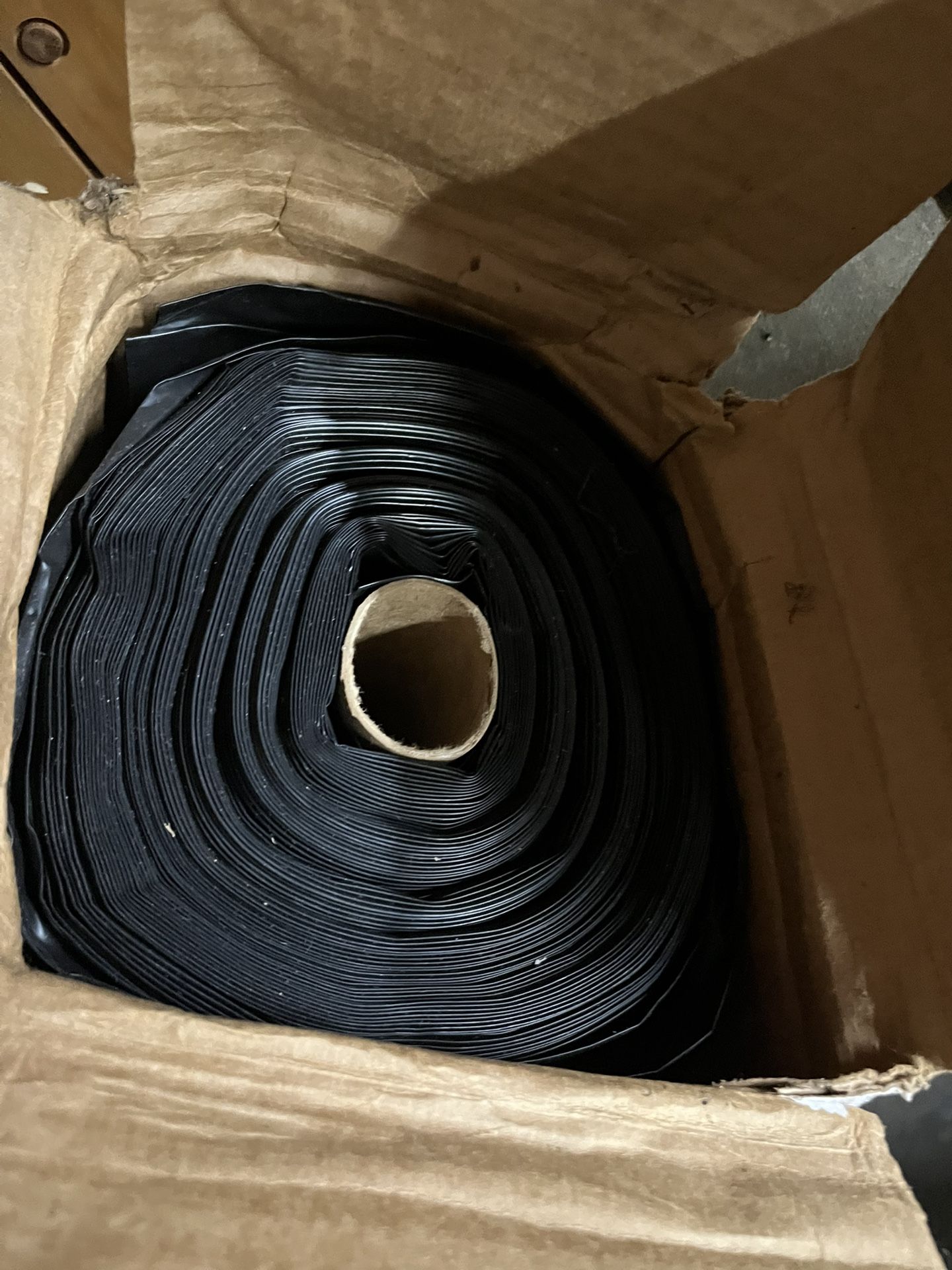 Thick Mil Plastic Roll - Black From Home Depot