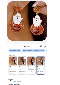 Halloween earrings