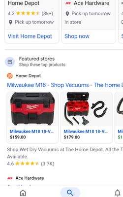 Milwaukee vacuum