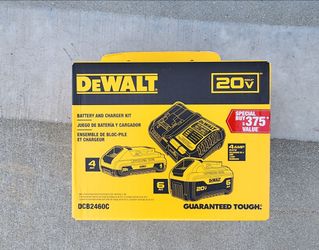 Dewalt 
20V MAX 6.0Ah & 4.0Ah Battery & Charger (New)