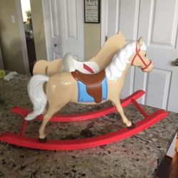 American girl bitty baby rocking horse