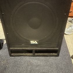 12 Inch Big Subwoofer No Sound