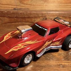 Corvette Hot Rod Flames Blower Red 1:12 Scale EZTEC *No Remote