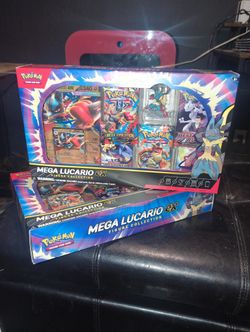 2x MEGA LUCARIO ex Figure Collection