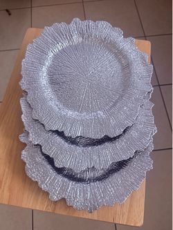Silver Reef Charger Plates