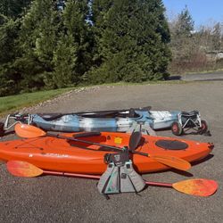 Kayaks and Accessories - Selling as a set