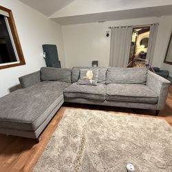 Living spaces L-shaped Couch