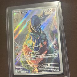 Sawk Pokemon Card From White Flare 