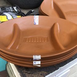 Football Plastic Food Trays 17-20inch. $3 Each