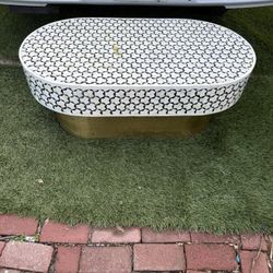 Mother of Pearl Inlay Coffee Table