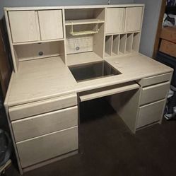 Computer Desk With Removable Hutch