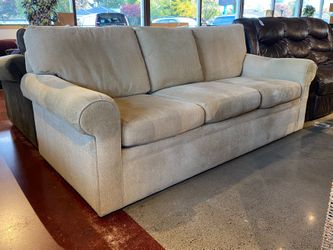 DREXEL Tan Sage Minimal 3-Seater Sofa