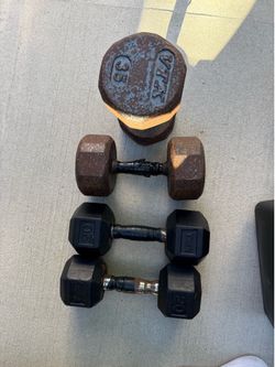 Dumbbell 2-35 lbs $35 2-20 lbs $20