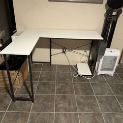 White Student Desk 