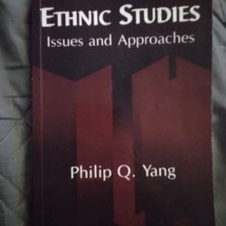 Ethnic Studies: Issues and Approaches 