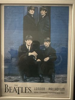 Beatles Signed Poster 