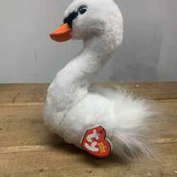 TY Beanie Babies Swan “ Gracie 