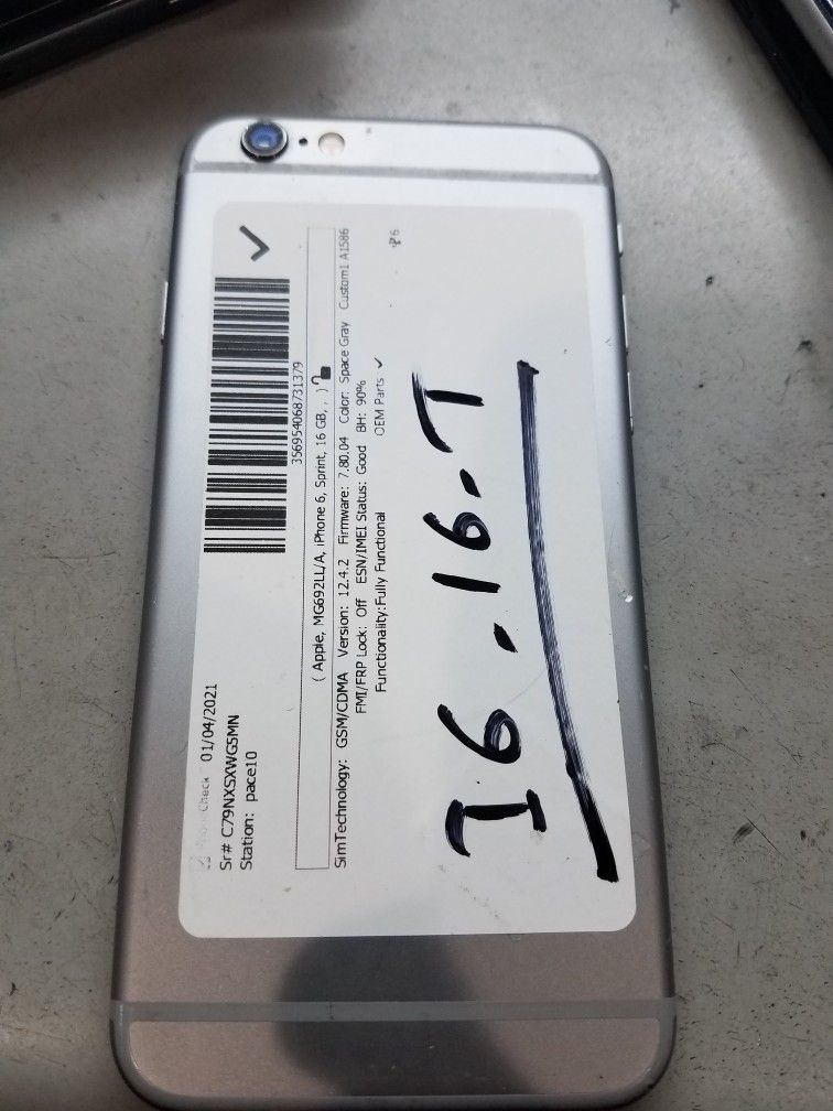 IPhone 6 16gb, Unlocked