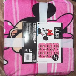 Minnie Mouse Flannel blanket New