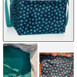 31 Thirty One Square Top Utility Tote New With Lid