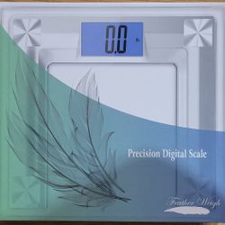 Digital Bathroom Scale, High Precision, 6mm Tempered Safety Glass, up to 400 lbs, brand new