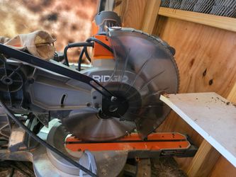 Ridgid 12 inch compound sliding mistress saw