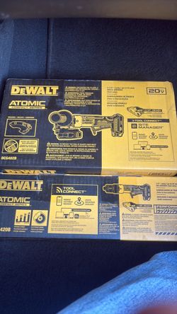 Brand new dewalt atomic tool connect angle grinder and die grinder
