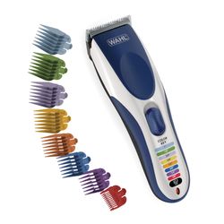 Wahl Color Pro Cordless Rechargeable Hair Clipper & Trimmer – Easy Color-Coded Guide Combs - For Men, Women, & Children – Model 9649P