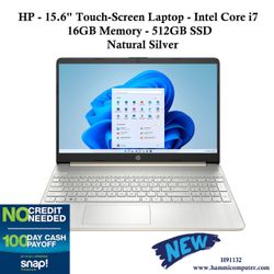 HP - 15.6" Touch-Screen - Intel Core i7 - 16GB - 512GB SSD "H91132"