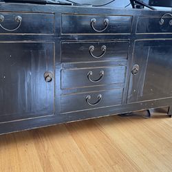 Solid wood Buffet Storage cabinet sideboard