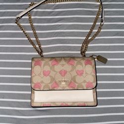 Valentines Edition Heart Coach Purse
