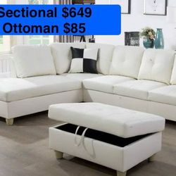 Free Delivery—Brand new sectional sofa couch 