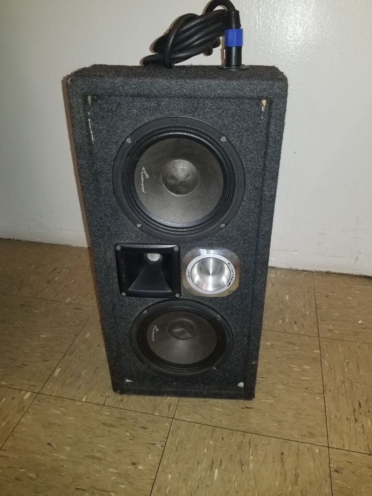 Chuchero 8" audiopipe pro 500 w Drive prv Twitter lanzar