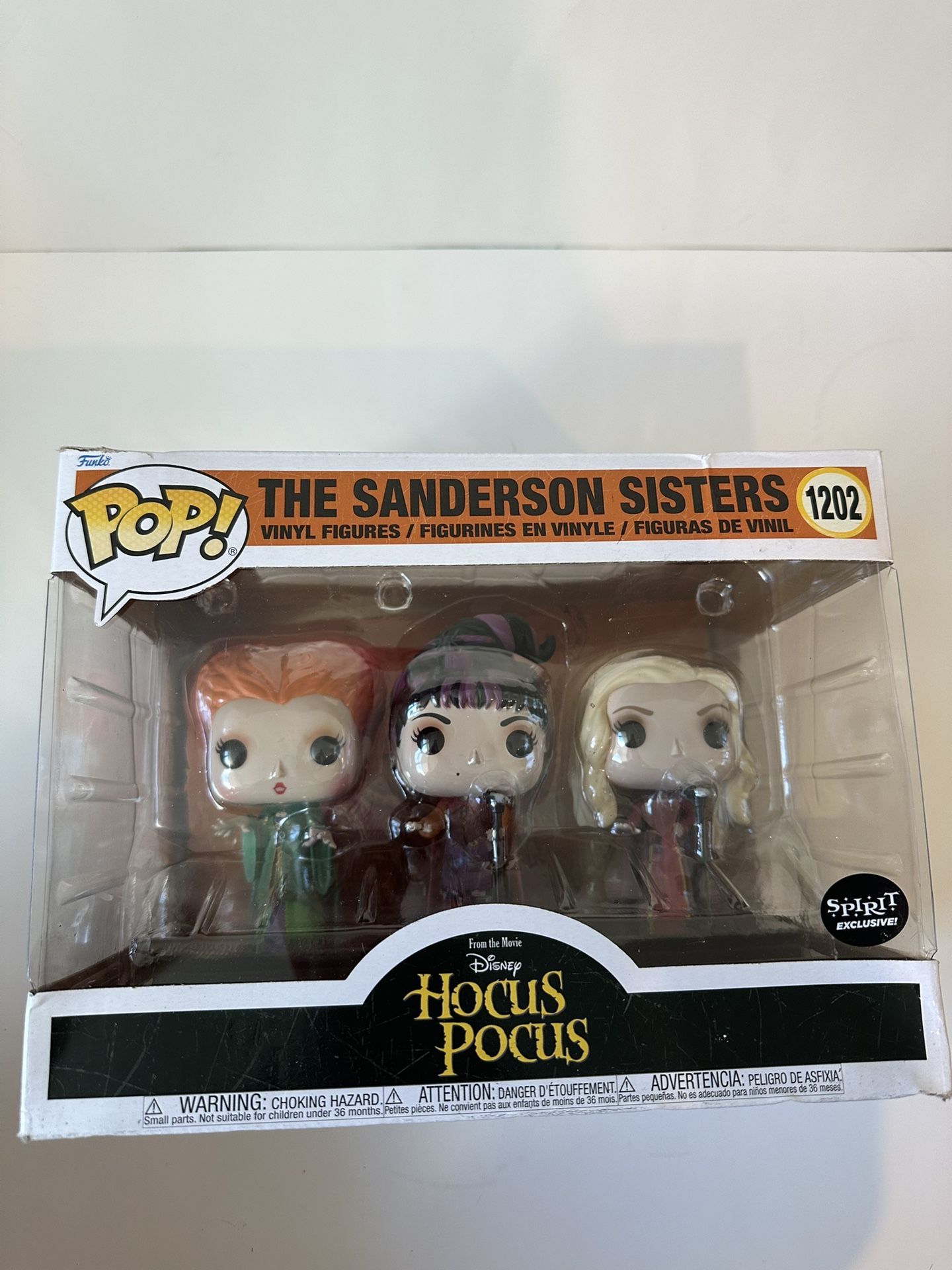 Funko Pop! The Sanderson Sisters #1202 Movie Moment Hocus Pocus Spirit Exclusive