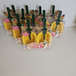 Silicone Pineaple Popsicle Molds New 6 Pack $20 Dls