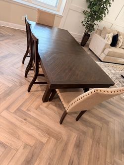 Home Zone Extendable Dining Table Set – $750 OBO