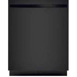 🔥 NEW GE 24” Built-In Black ADA Top Control Tall Tub Dishwasher with Stainless Steel Tub BLACK