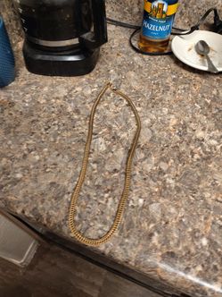 Gold Stainless Steel Men's Necklace