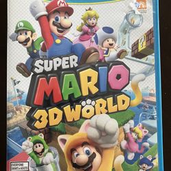 Super Mario 3D World Wii U