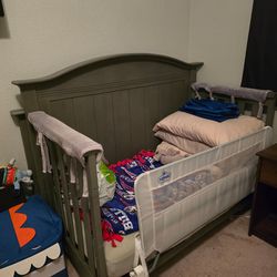 Crib and Memory Foam Mattress