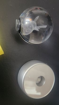 Combo 2 keychain pickachu lamp ball