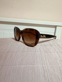 Coach Tortoise Oversized Sunglasses