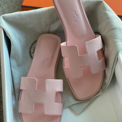 hermes pink sandals 