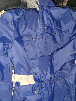 Blue Water Resistant Jacket