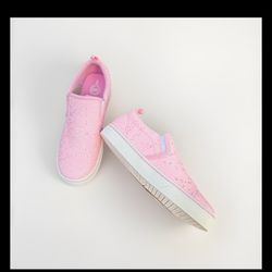 Comfortable Pink Slip On Shoes Size 6