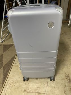 Monos Hybrid Trunk Large, Silver, Hard Shell Spinner Suitcase